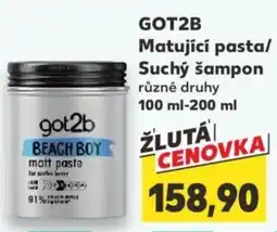 Kaufland GOT2B Matující pasta/ Suchý šampon nabídka