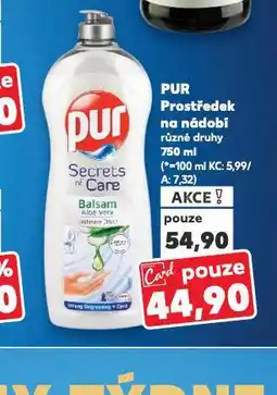 Kaufland Pur prostředek na nádobí nabídka