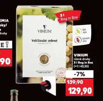 Kaufland Vinium nabídka