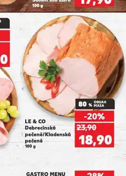 Kaufland Debrecínská pečeně nabídka