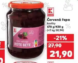 Kaufland Červená řepa nabídka