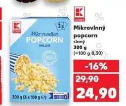 Kaufland Mikrovlnný popcorn nabídka