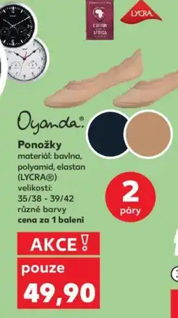 Kaufland Ponožky nabídka