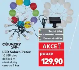 Kaufland LED Solární řetěz nabídka