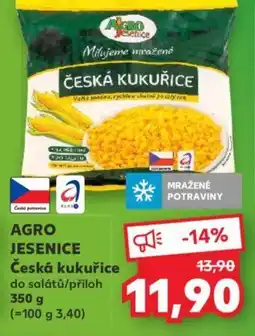 Kaufland AGRO JESENICE Česká kukuřice nabídka