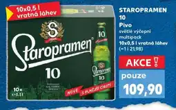 Kaufland STAROPRAMEN 10 Pivo nabídka