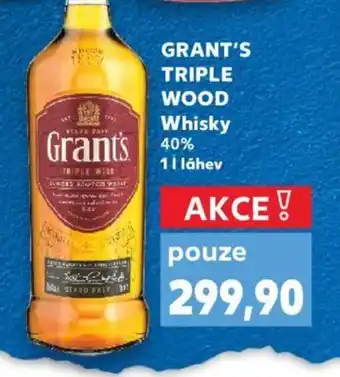 Kaufland GRANT'S TRIPLE WOOD Whisky nabídka