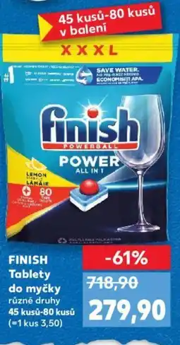 Kaufland FINISH Tablety do myčky nabídka