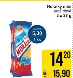 Jip Horalky mini arašídové 3 x 27 g nabídka