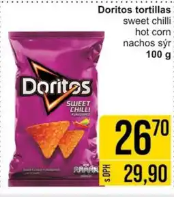 Jip Doritos tortillas nabídka