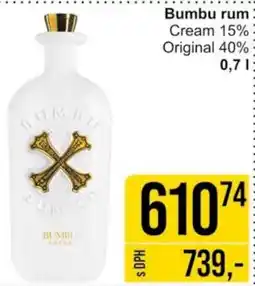 Jip Bumbu rum nabídka