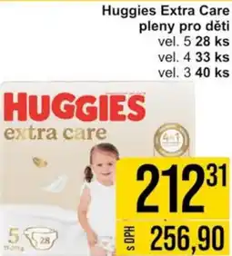 Jip Huggies Extra Care pleny pro děti nabídka