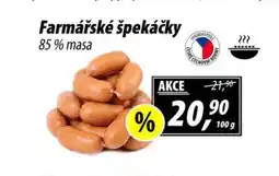 ZEMAN Farmářské špekáčky nabídka