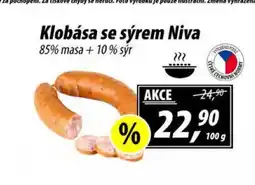 ZEMAN Klobása se sýrem niva nabídka