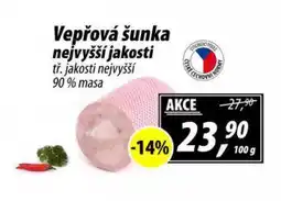 ZEMAN Vepřová šunka nabídka