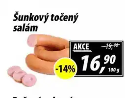 ZEMAN Šunkový točený salám nabídka