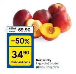 Tesco Nektarinky nabídka