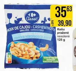 Kešu pražené nesolené 125 g