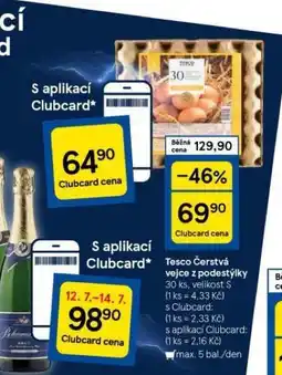 Tesco Vejce s nabídka
