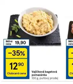 Tesco Vajíčková bagetová pomazánka nabídka