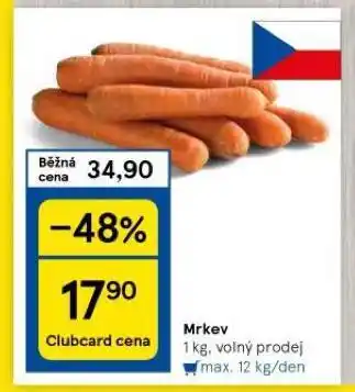 Tesco Mrkev nabídka