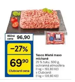 Tesco Mleté maso míchané nabídka