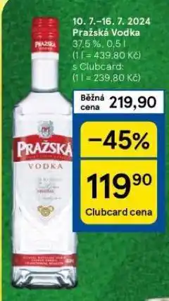 Tesco Pražská vodka nabídka