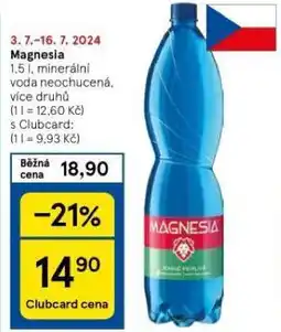 Tesco Magnesia nabídka