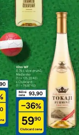 Tesco Víno wf nabídka
