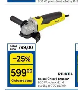 Tesco Reikel úhlová bruska nabídka