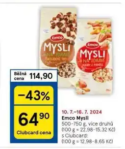 Tesco Emco mysli nabídka