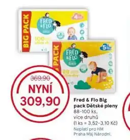 Tesco Fred & flo dětské pleny nabídka