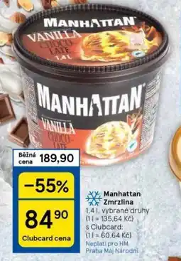 Tesco Manhattan zmrzlina nabídka