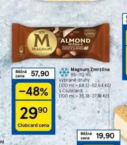 Tesco Zmrzlina magnum nabídka