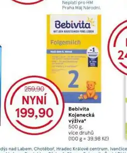 Tesco Bebivita kojenecká výživa nabídka