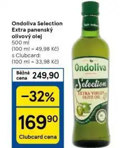 Tesco Ondoliva extra virgin olivový olej nabídka