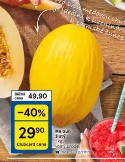 Tesco Meloun žlutý nabídka