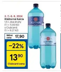 Tesco Kláštorná kalcia nabídka