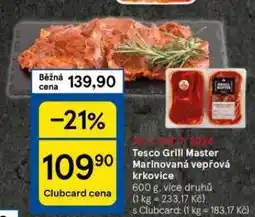 Tesco Marinovaná vepřová krkovice nabídka