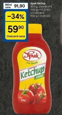 Tesco Spak kečup nabídka