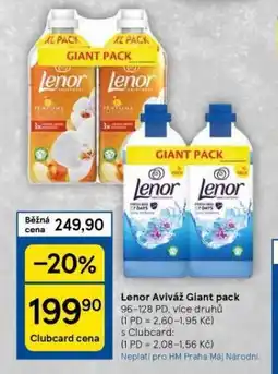 Tesco Lenor aviváž nabídka