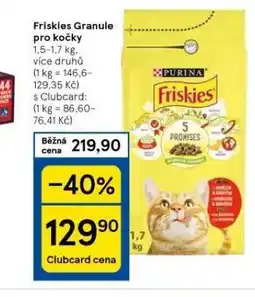 Tesco Friskies granule pro kočky nabídka