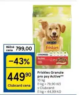 Tesco Friskies granule pro psy nabídka