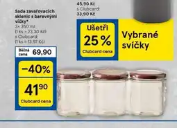 Tesco Sada zavařovacích sklenic nabídka