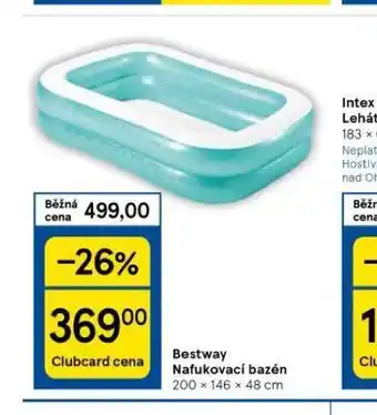 Tesco Bestway nafukovací bazén nabídka