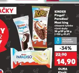 Kaufland Kinder pinguí nabídka