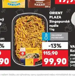 Kaufland Orient plaza singapurské nudle nabídka