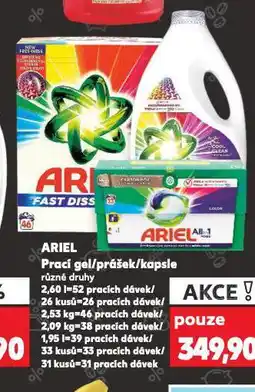Kaufland Ariel prací prostředek nabídka