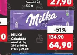 Kaufland Milka čokoláda nabídka