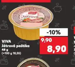 Kaufland Viva játrová paštika nabídka